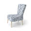 Chaise d'appoint French Country - Fauteuil d'appoint bleu Timeless Toile-1154675302
