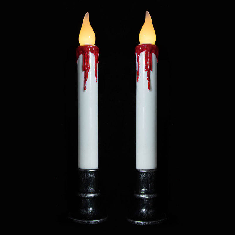 Ensemble de 2 bougies colonne non parfumées 2 pièces