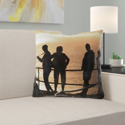Coussin coucher de soleil