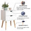 Lalani 40cm W Bedside Table-37880857