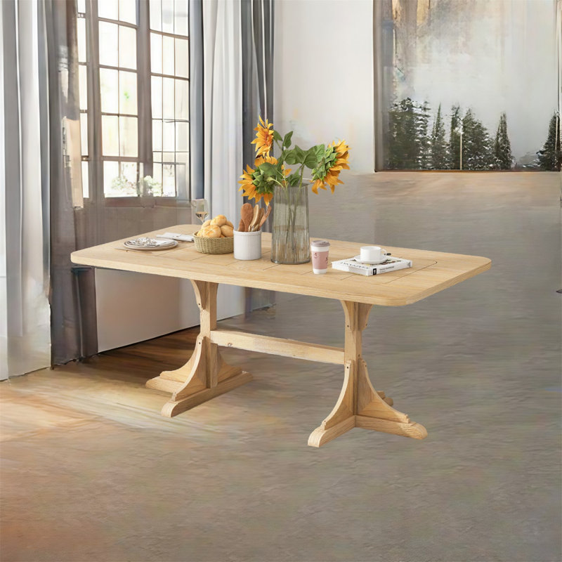 Cherianne Dining Table, Natural Wood Wash