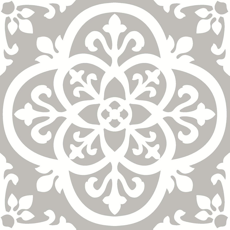 Budd 30.48 x 30.48 cm PVC Tile, Grey