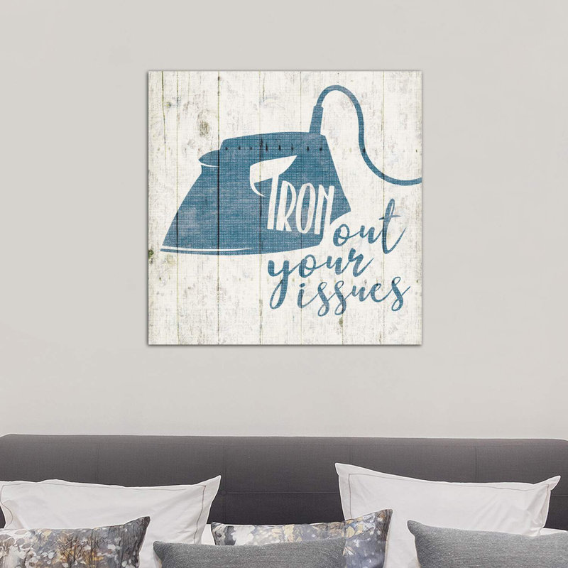 Iron Out by Mlli Villa - Wrapped Canvas Painting, 66.04cm H x 66.04cm W x 1.91cm D
