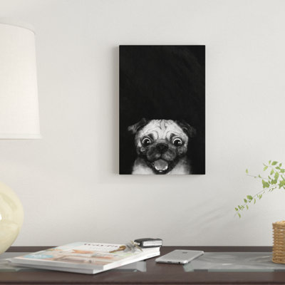 " Snuggle Pug " by Laura Graves