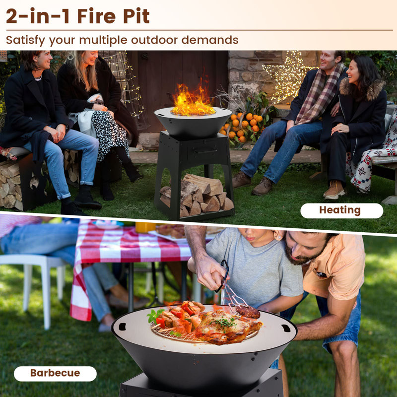 Square Smokeless Fire Pit