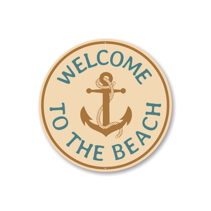 Plaque d'ancrage de plage en aluminium, H 18 po x l 18 po x P 0,06 po