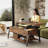 Buser Manufactured Wood Lift-Top Coffee Table with Steel Base-713281667