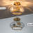 Alixandra 2-Light Hammered Glass Semi Flush Mount Ceiling Light-1583507555
