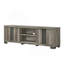 Console de divertissement 1 pièce avec charme rustique et finition en bois patiné, conception de tablette ouverte pour les meubles de salon afin d'améliorer la décoration intérieure-428255712