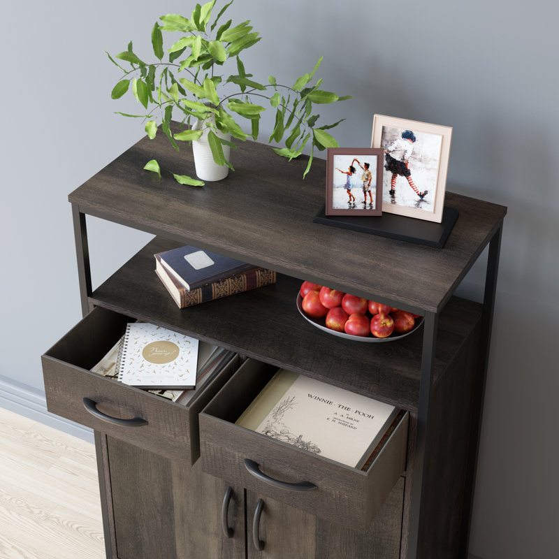 Shelbyville 2 - Door Cabinet, Dark Brown