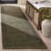 Auckland Chevron Handmade Flatweave Charcoal/Green Area Rug