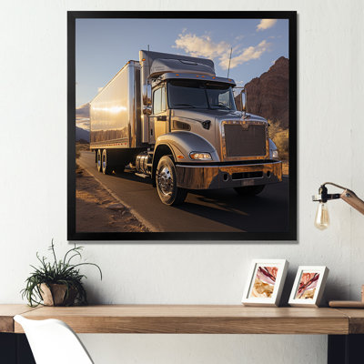 Route 66, livraison de camion sur toile