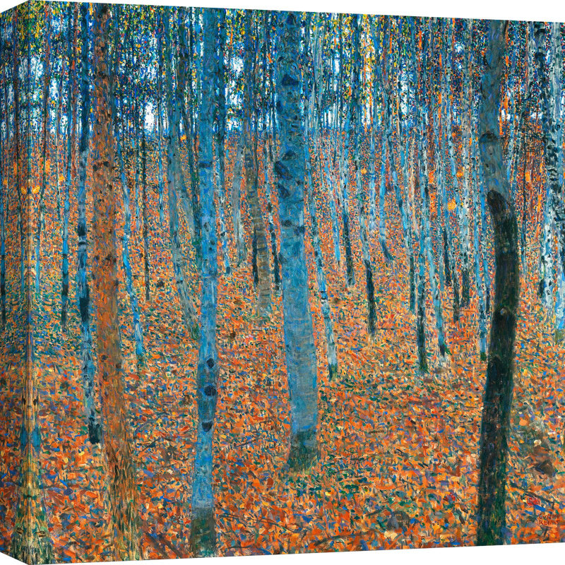 Beech Grove I by Gustav Klimt - Wrapped Canvas Art Prints, 70cm H x 70cm W x 4cm D
