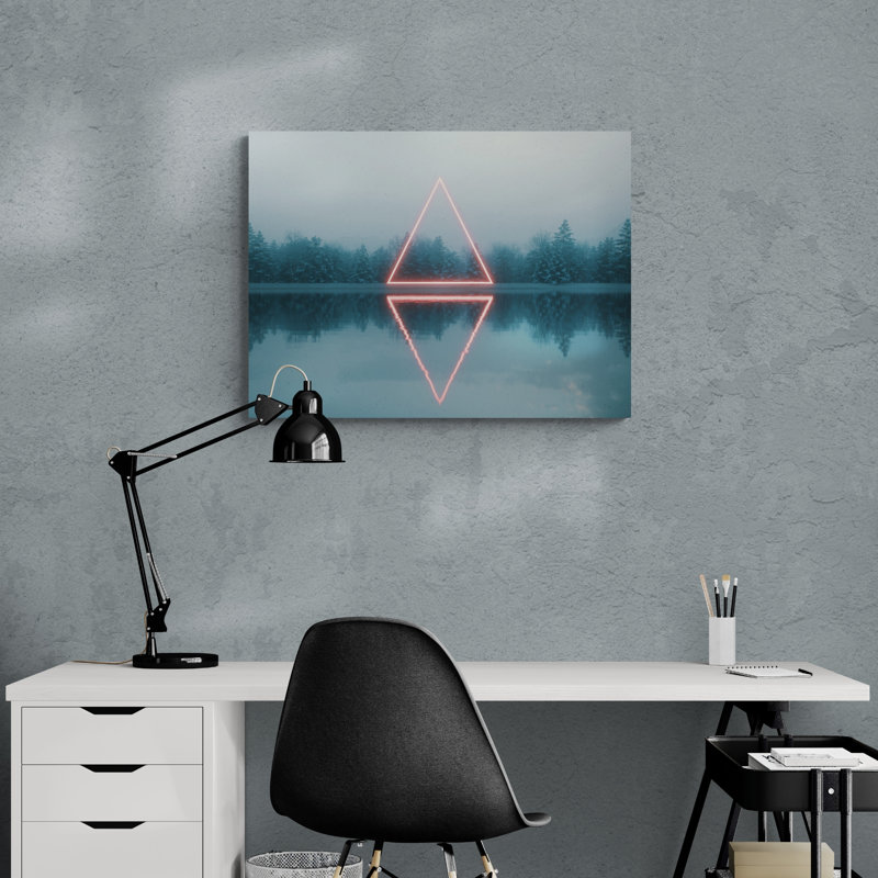 Electric Glow - Fine Art, estampe numérique sur toile tendue avec châssis, 27" H x 36" W