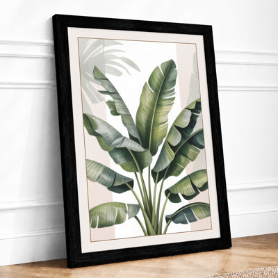 Tropical Fronds Botanical - Framed Print