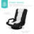 Alba 360-Degree Swivel Gaming Floor Chair w/ Armrest Handles, Foldable Adjustable Back-1386136332