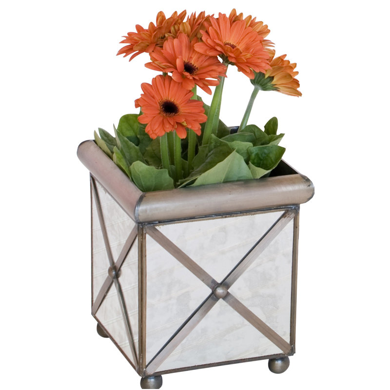 Planter, 7.25" H x 7.25" W x 6.25" D