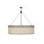 54"W Cilindro Circle X Textrene Pendant