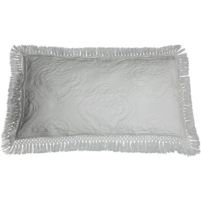 Couvre-oreiller en mélange de coton HYDE PARK, Blanc, Très grand