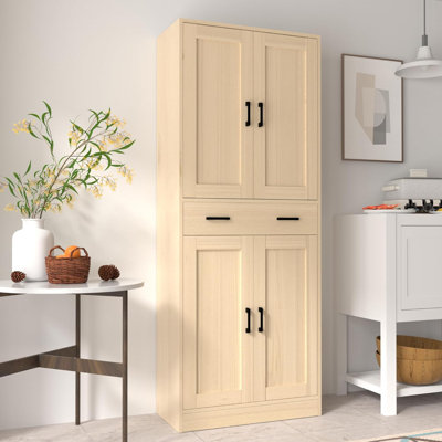 Kitchen Pantry, 71" Tall Storage Cabinet with Doors and Drawer for Kitchen, Hallway, Office