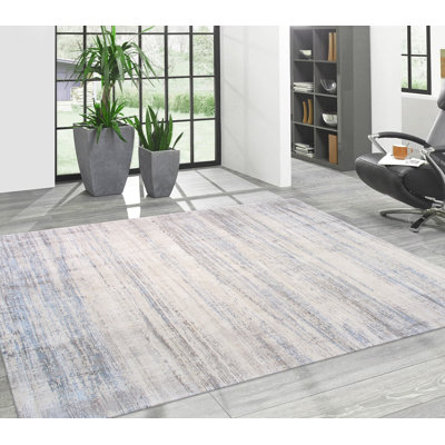 Viscose Abstract Indoor Rug