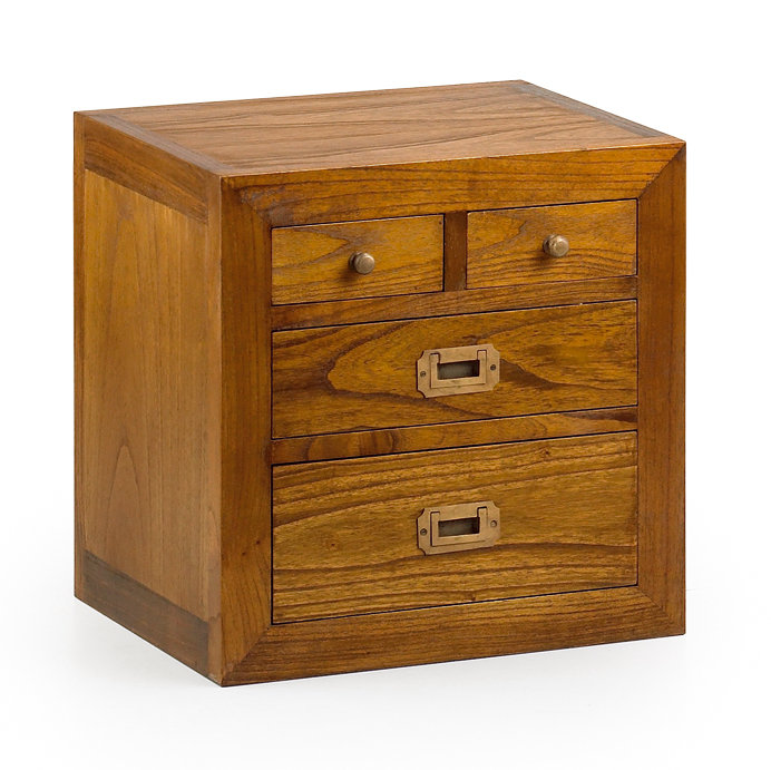 Guildhall 45cm W Solid Wood Bedside Table