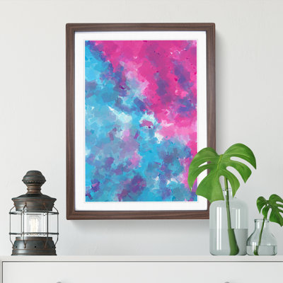 Princess Of Hearts Abstract - Single Picture Frame Painting