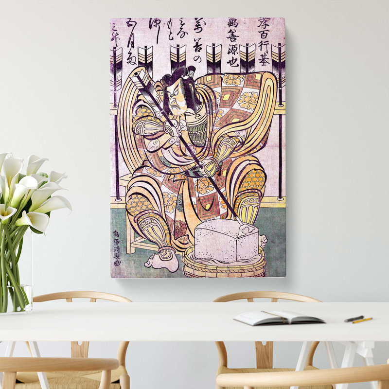 Ichikawa Danjuro II by Torii Kiyonaga - Wrapped Canvas, 76cm H x 50cm W x 3cm D