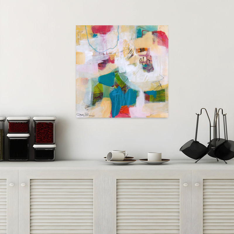 Oide 1 Abstract Contemporary Art, 18" H x 18" W