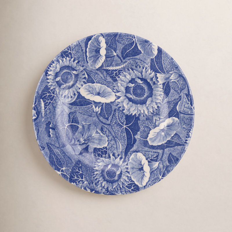 Spode Blue Room Salad Plate 8.75" Sunflower