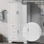 Bureau de salle de bain 3 tiroirs blanc