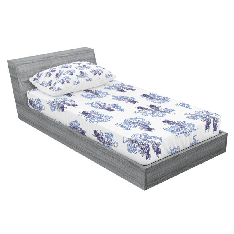 Microfiber Sheet Set, Twin XL Sheet Set with Fitted Sheet
