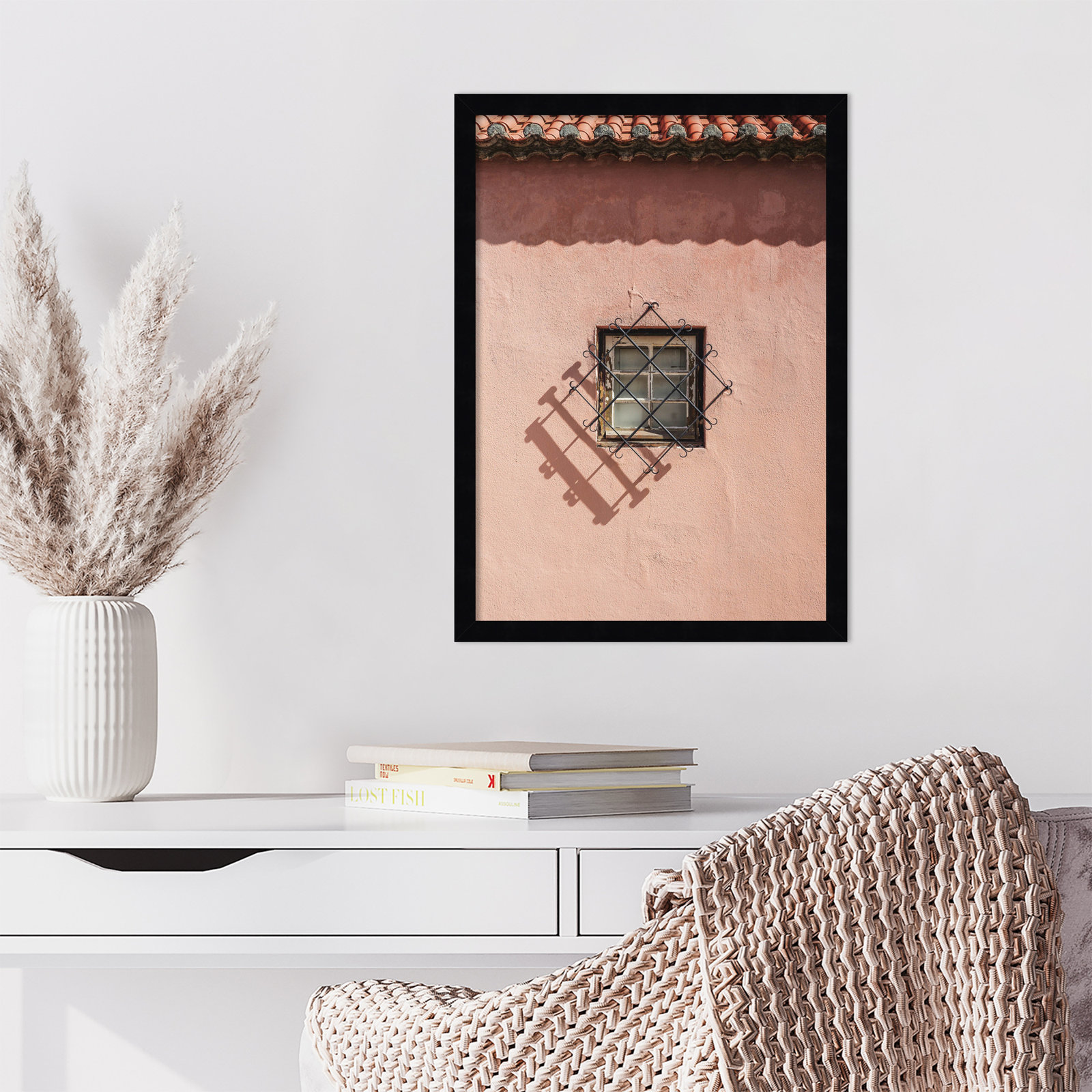 Pompano "Window 02" Print by Shot by Clint, Black, 21" H x 15" W
