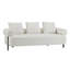 Canapé rembourré 78 po moderne à 3 places 78 po, très grand canapé confortable avec 3 coussins moelleux pour salon, chambre à coucher, appartement