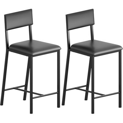 Counter Stool with Metal Frame