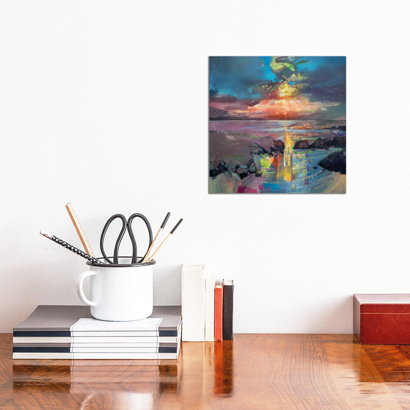 «Sky» par Scott Naismith - reproduction d'art, Pas de tapis, Toile tendue, H 12 po x l 12 po x P 0,75 po