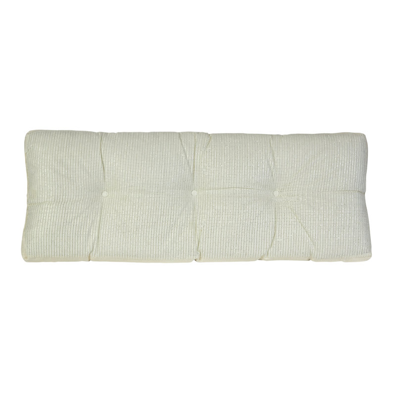 Omega Non-Slip Bench Cushion, Gray, 35" W x 14" D