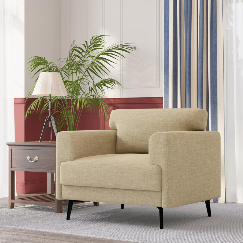 Largeur Lynnley 39,3, Velours beige