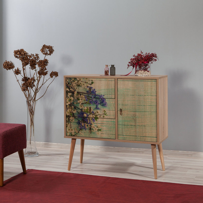 Borum 90cm W 4 - Drawer Chest of Drawers