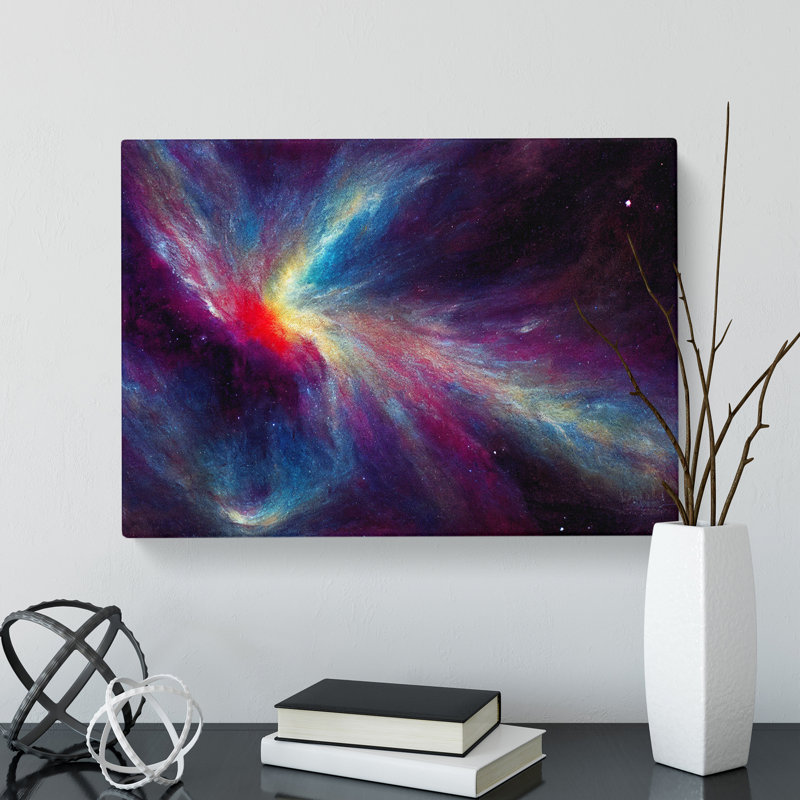 Neon Galaxy Vol.4 - Wrapped Canvas Print