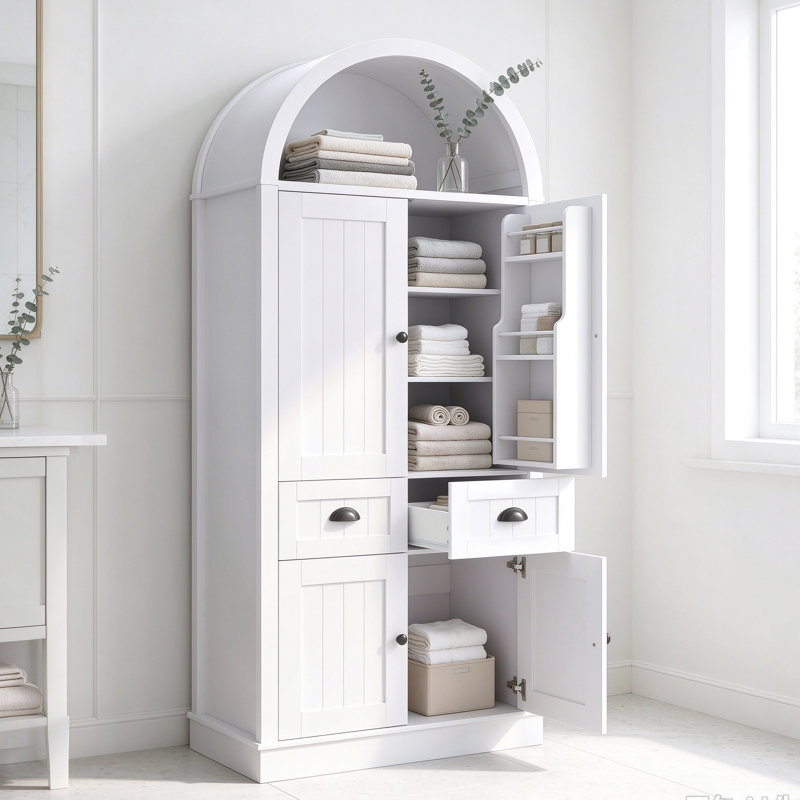 Freestanding Linen Cabinet