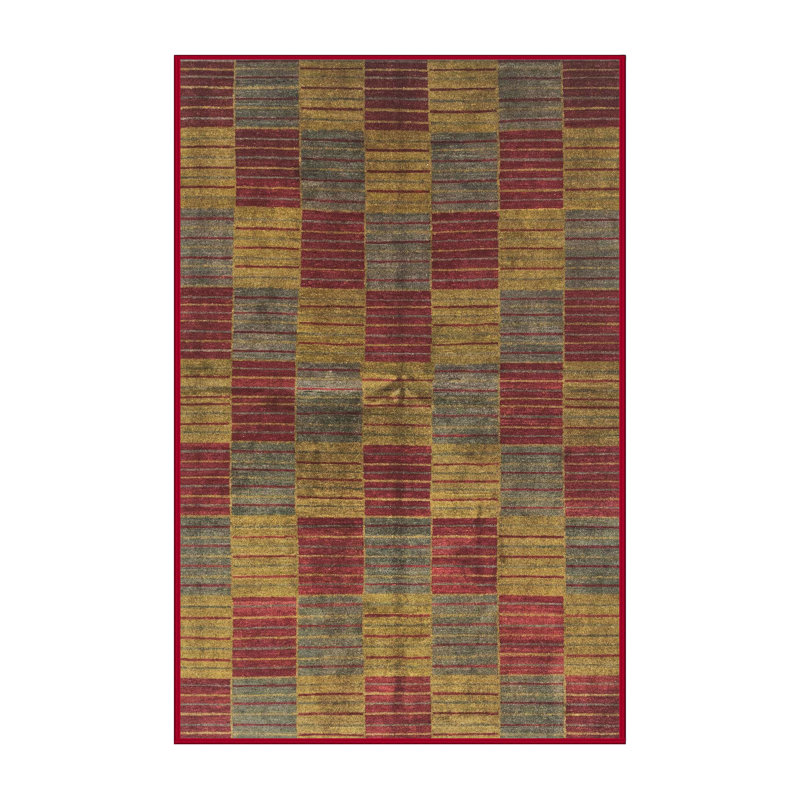 Abstract Indoor Rug, Rectangle 5' x 8'