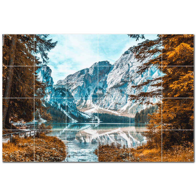 12'' x 12'' Satin Ceramic Decorative Mural