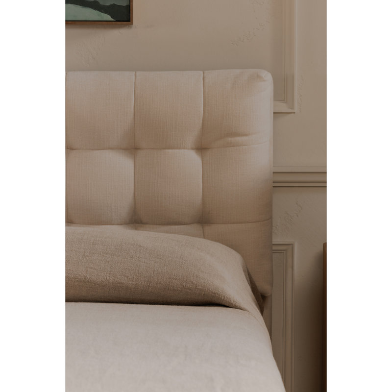 Sebastion Storage Bed, Queen, Cream