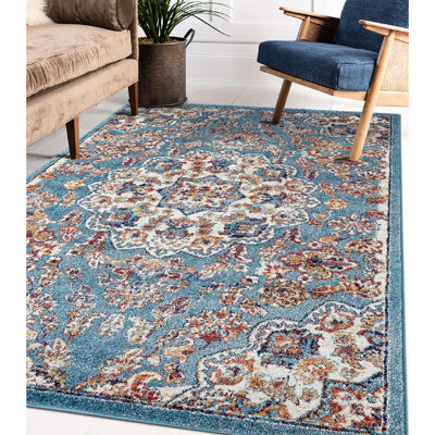 Tapis oriental bleu marine Honig