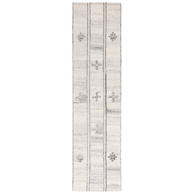 Jax Hand Tufted Geometric Indoor Rug, Runner 2'3" x 9'