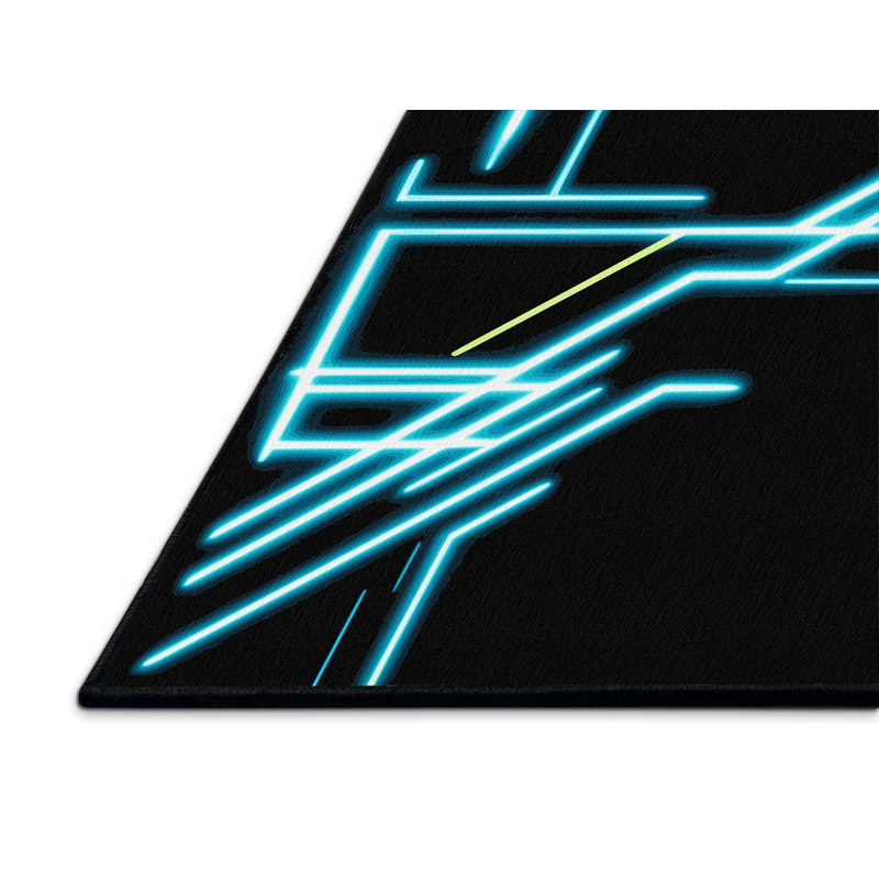 City Circuit Rug, Square 7'