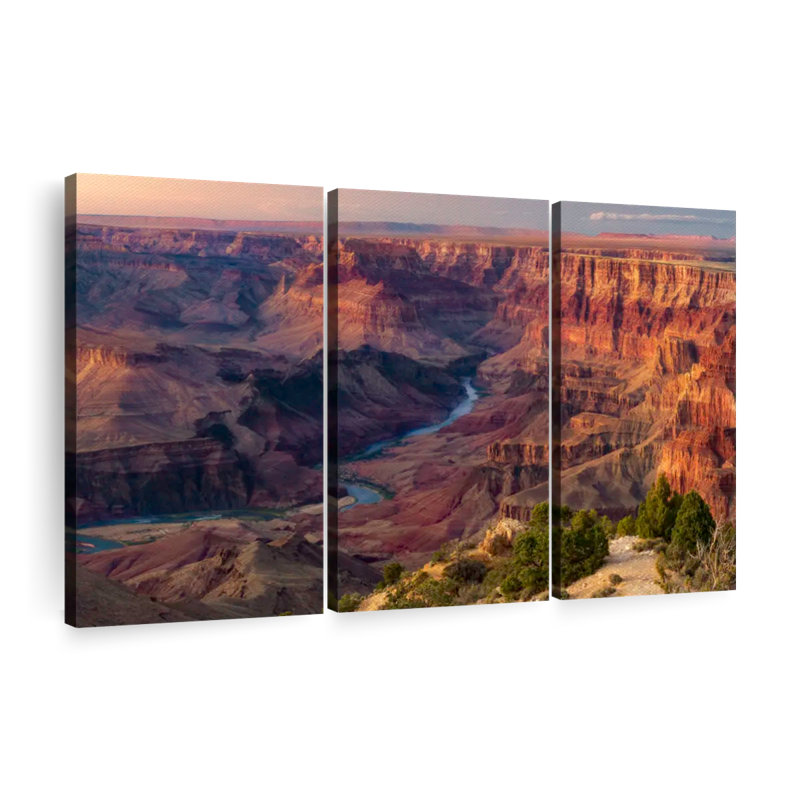 «Striking Grand Canyon» sur toile, H 24 po x l 38 po x P 1,25 po