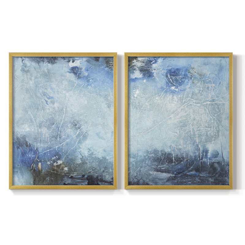 Coastal Seas III - reproduction encadrée de qualité supérieure - prête à être accrochée - aucun clou requis - aucun clou requis