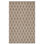 Textured Diamond Blue/Ivory Handwoven Cotton Rug